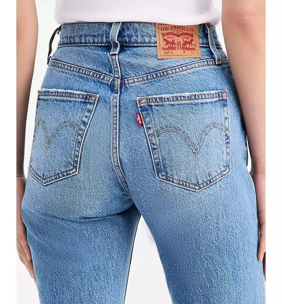 Levi's Women's 501 Curve High-Rise Straight-Leg Jeans 5