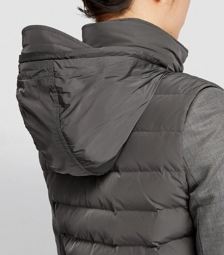 Thom Browne 4-Bar Stripe Down-Filled Gilet 6