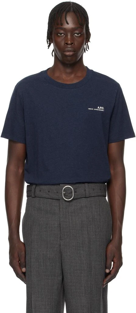 A.P.C. Navy Standard Item T-shirt 1