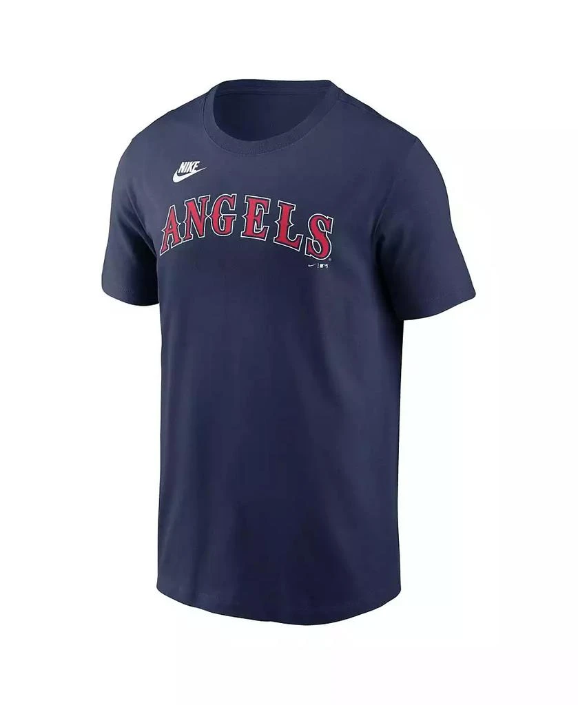 NIKE Men's Navy California Angels Cooperstown Wordmark T-Shirt 2
