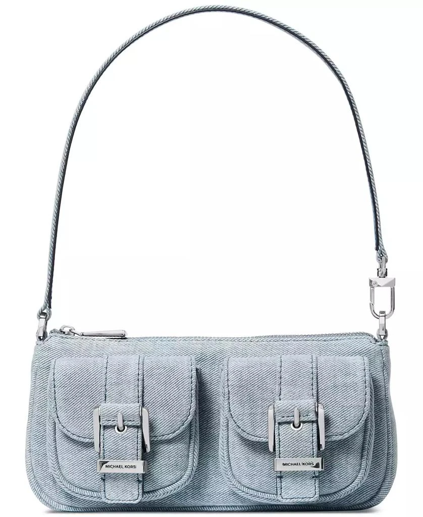 Michael Kors Zoe Small Denim Convertible Shoulder Bag 1
