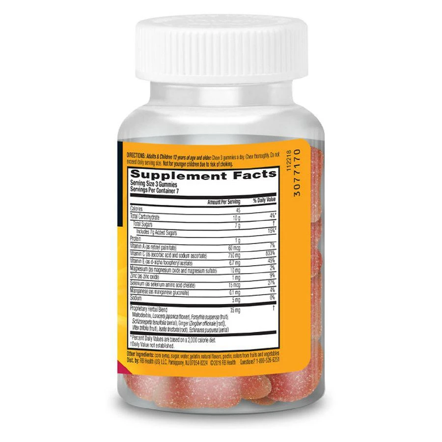 Airborne Immune Support Gummies with Vitamin C, E, Zinc, Echinacea and Ginger Very Berry 5