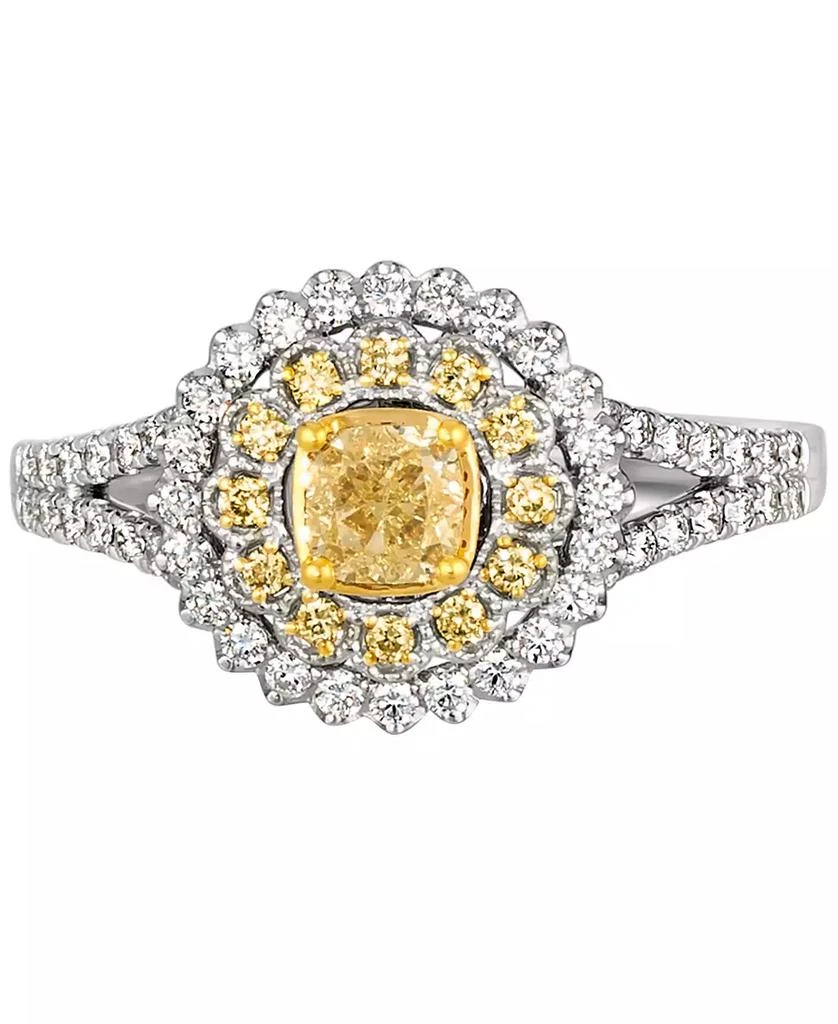 Le Vian Diamond Ring (3/4 ct. t.w.) in 14k Two-Tone Vanilla and Honey Gold 4