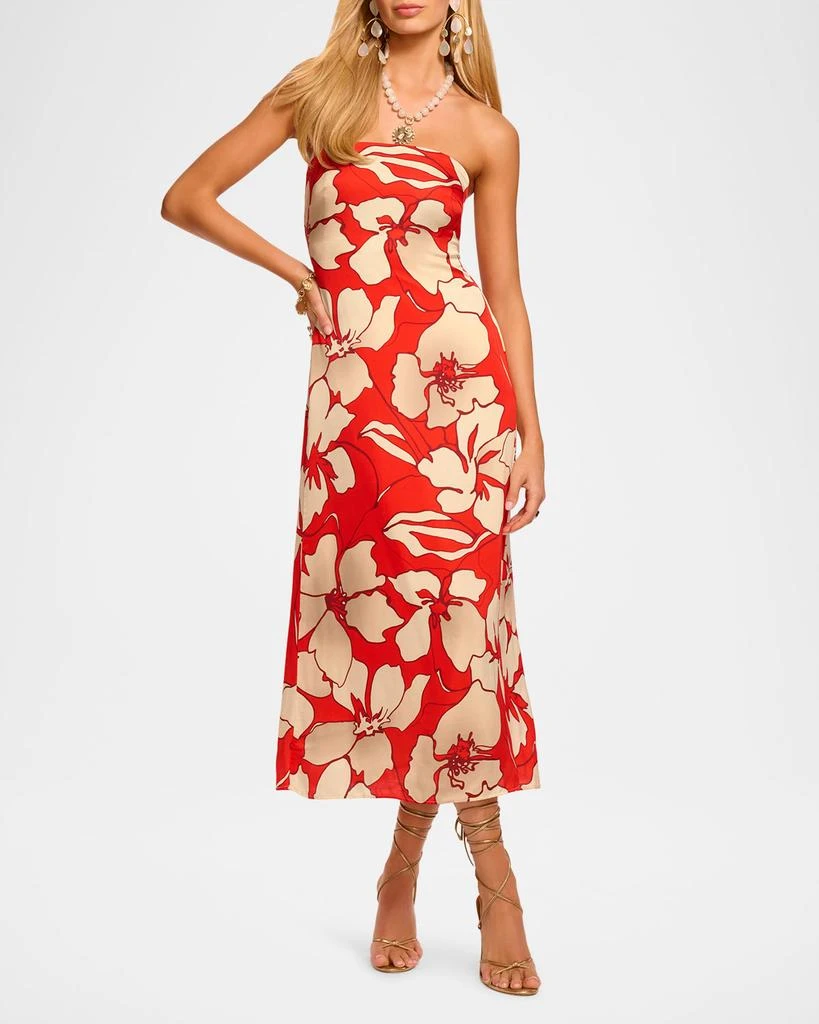 Ramy Brook Kamilla Strapless Floral Slip Dress 2