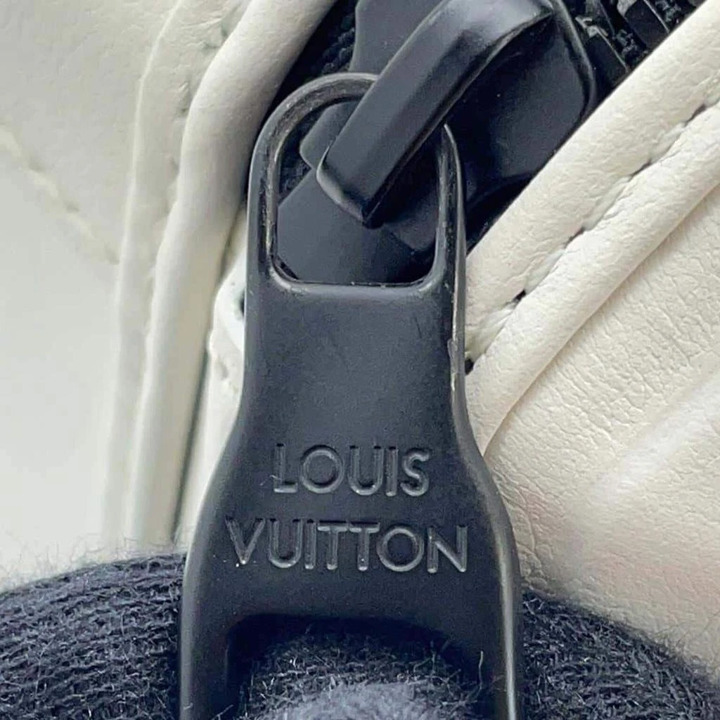 Louis Vuitton Louis Vuitton White/Black Calf Leather future trunk 8