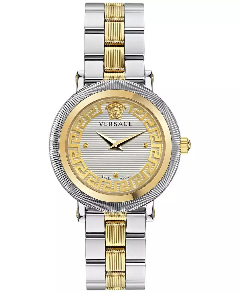 Versace Watch Greca time petite watch 30mm silver/gold Versace Greca Time Petite Watch, 30mm - Silver/Gold  main image 2