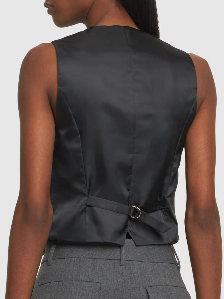 THE FRANKIE SHOP Gelso Lyocell Blend Waistcoat 3