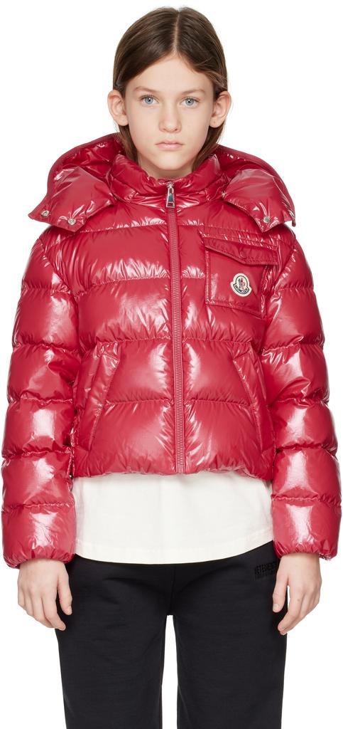 Moncler Kids Pink Andro Down Jacket - Coats - Compare Prices
