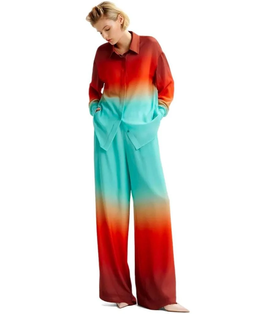 Essentiel Essentiel Antwerp Heden Tie Dye Orange Shirt 2