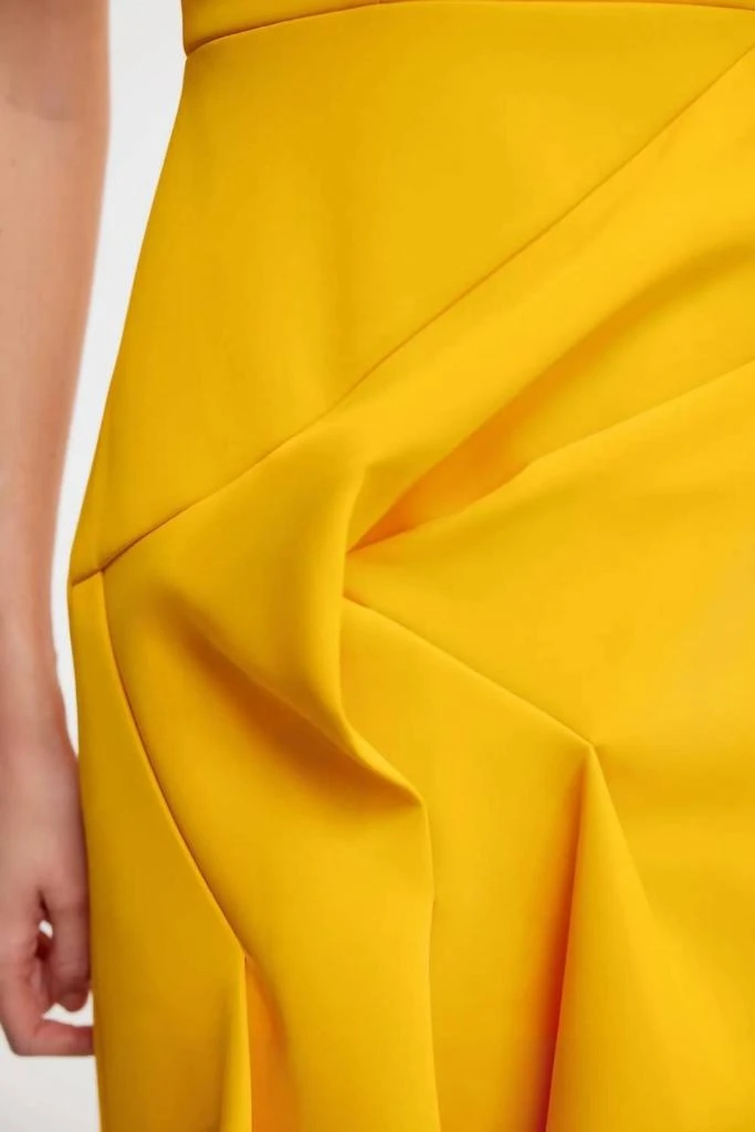 Acler Hewton Midi Dress In Marigold 4