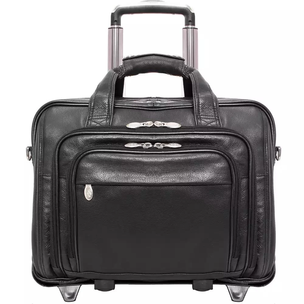 McKlein Gold Coast, 17" Patented Detachable -Wheeled Laptop Briefcase 10