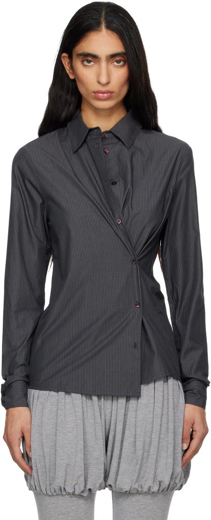 Paloma Wool Gray Tapioca Top - Shirts - BeyondStyle