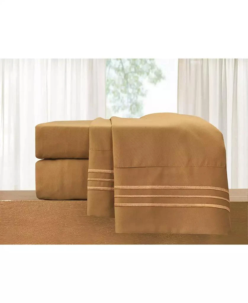 Elegant Comfort Luxury Soft Solid 6-Pc. Sheet Set, King 2