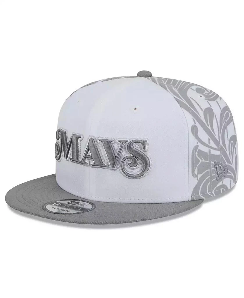New Era Men's White Dallas Mavericks 2024/25 City Edition 9FIFTY Snapback Hat 2