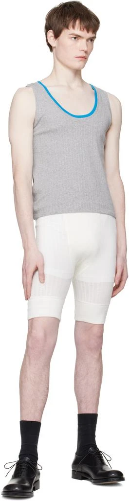 Dries Van Noten Gray Pointelle Tank Top 5