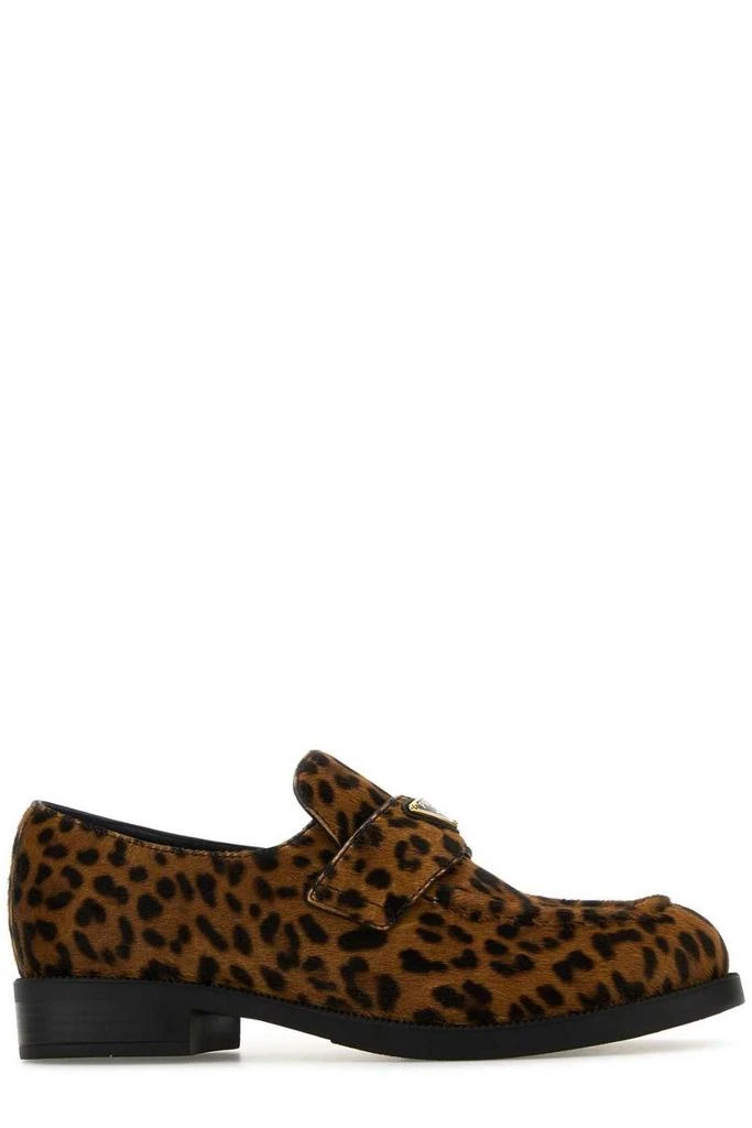 Prada Prada Leopard-Printed Slip-On Loafers 1