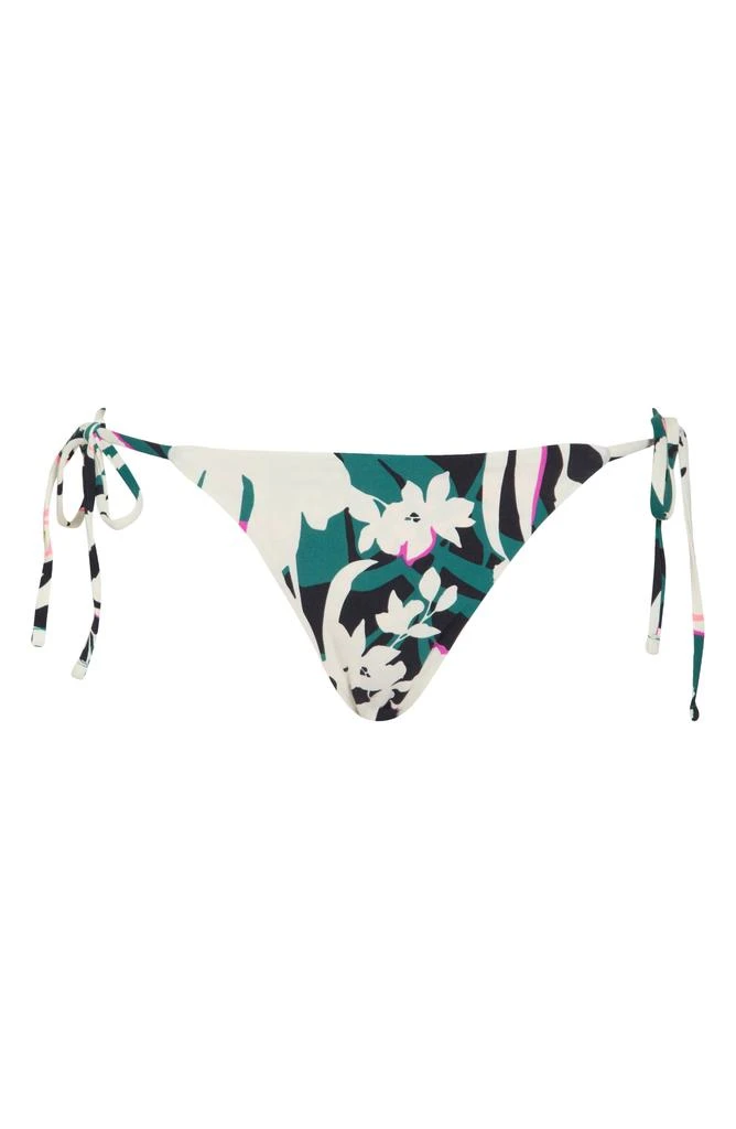 Maaji Tropical Leaves Side Tie Reversible Bikini Bottoms 4