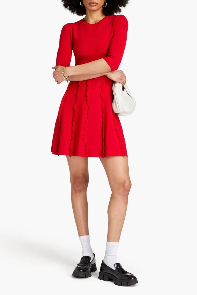 Ruffled knitted mini dress  On Sale Now with Up to 80% Off | Discover  Exclusive Deals & Savings at BeyondStyle  Authentic Valentino  women|clothing|mini dresses|dresses|knit dresses with Limited-Time  Discounts, Free Shipping,