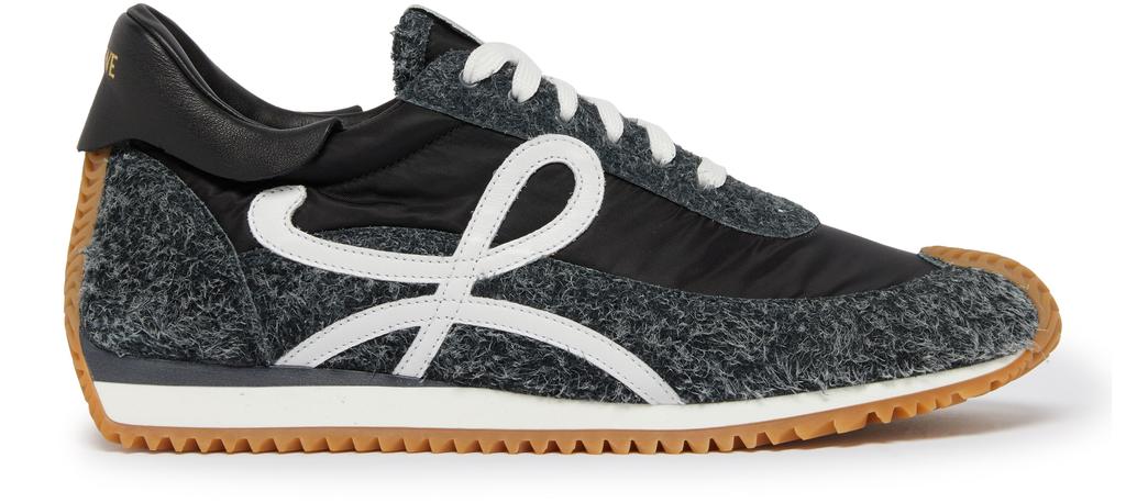 Loewe Flow runner sneakers in nylon and suede