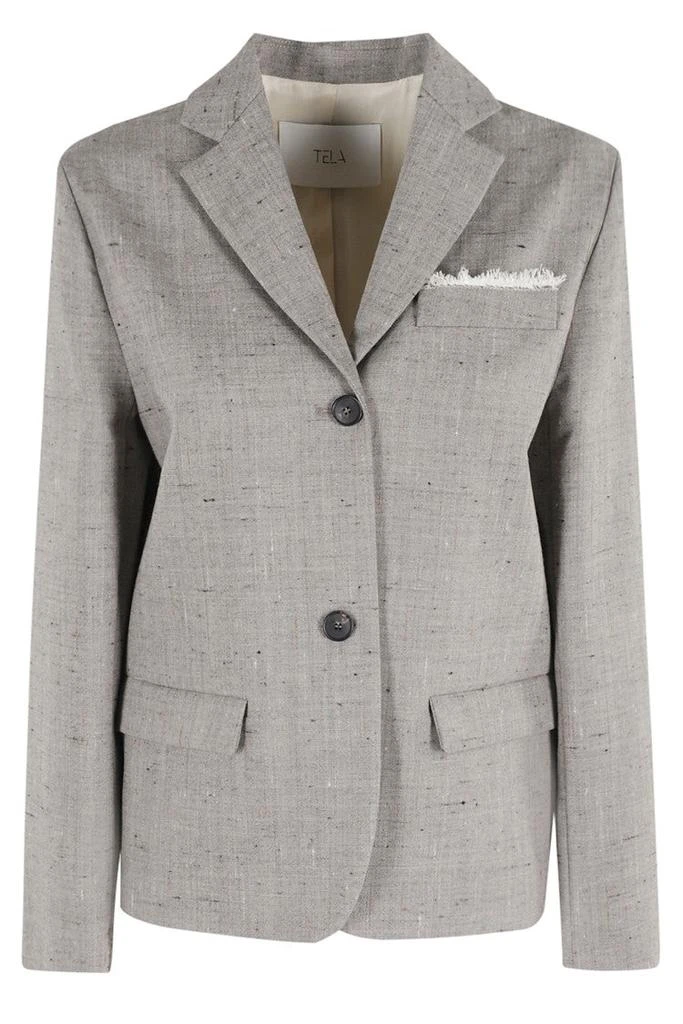 TELA Structured Canvas Solar Blazer