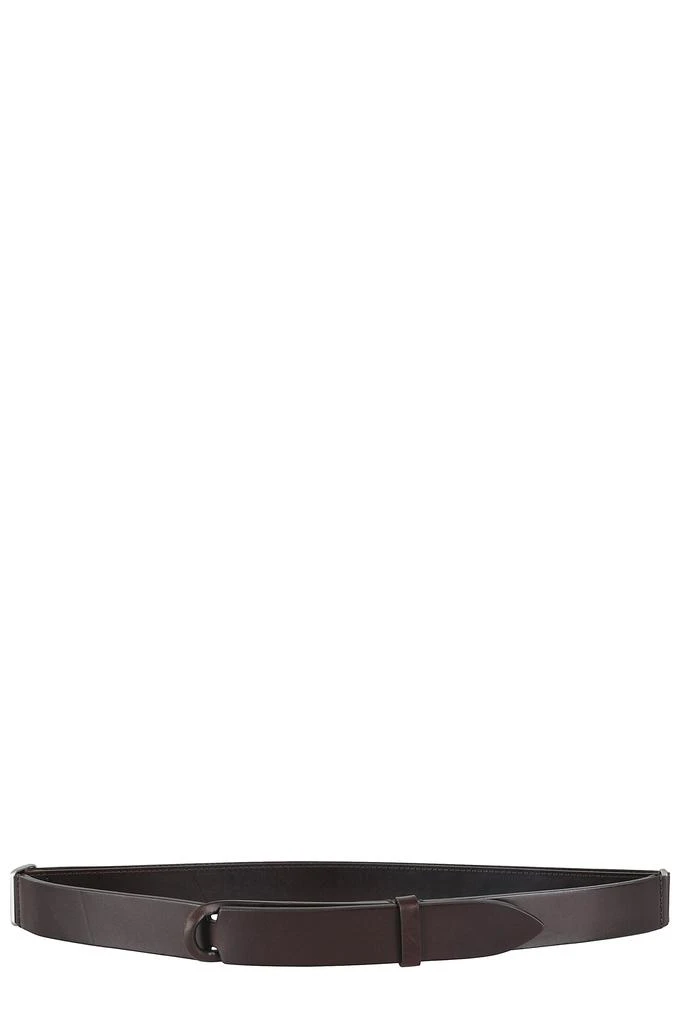 ORCIANI Nobuckle Leather Belt