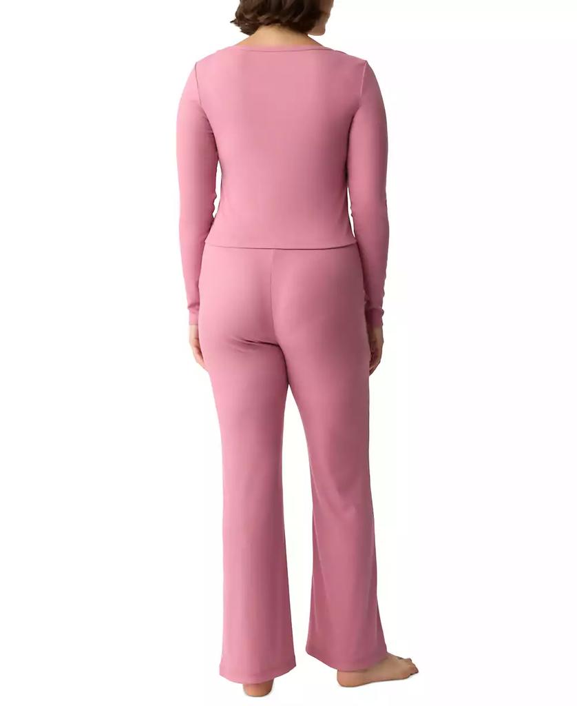 GAP GapBody Women's Long-Sleeve Rib Pajama Top