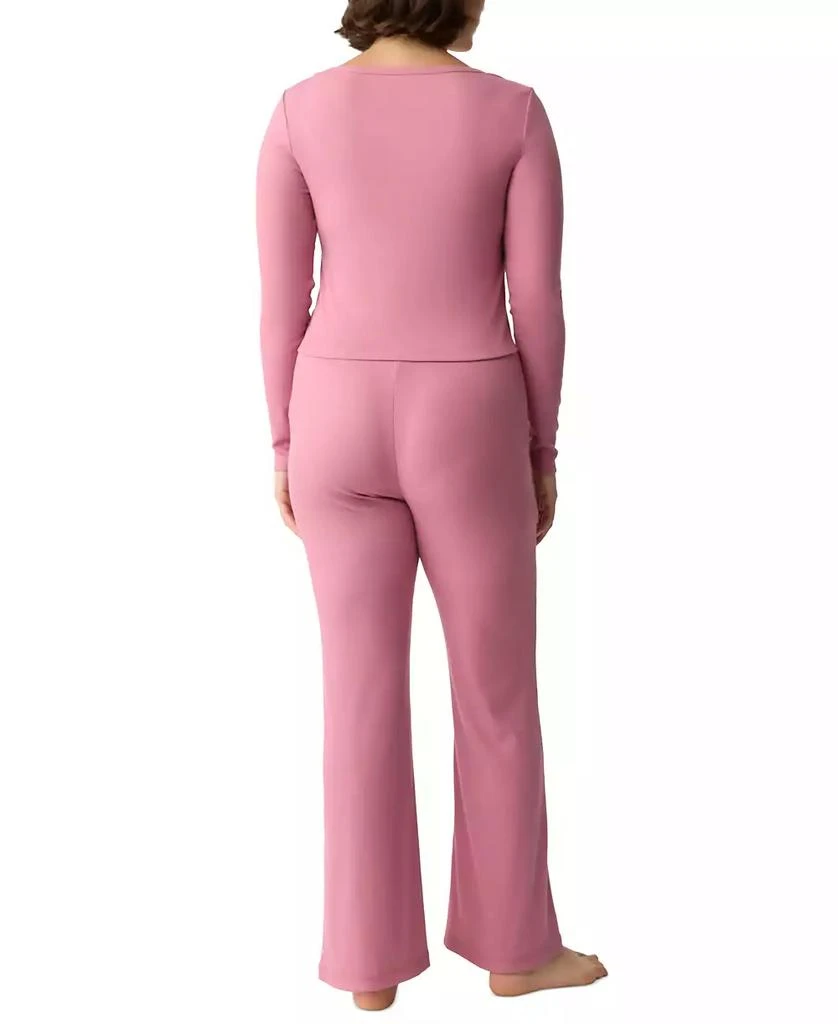GAP GapBody Women's Long-Sleeve Rib Pajama Top 2