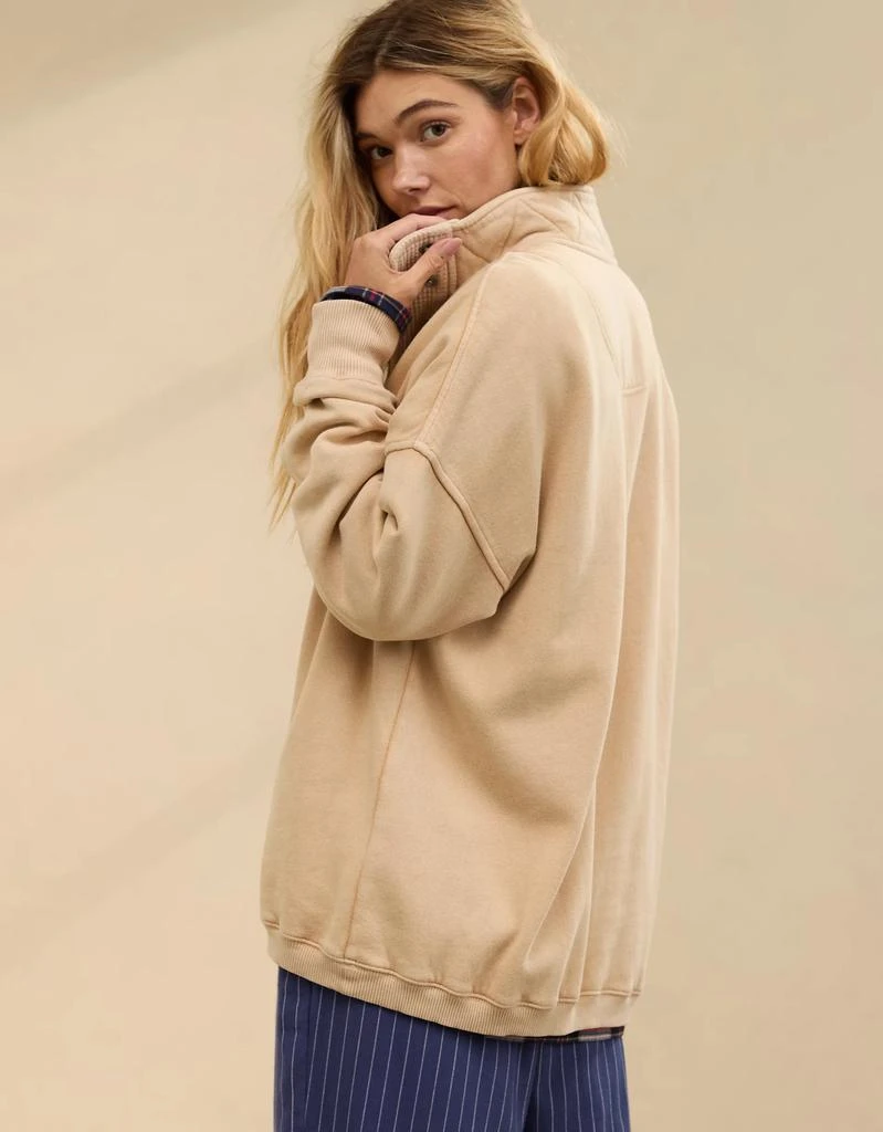 Aerie Aerie Getaway Quarter Snap Sweatshirt 6