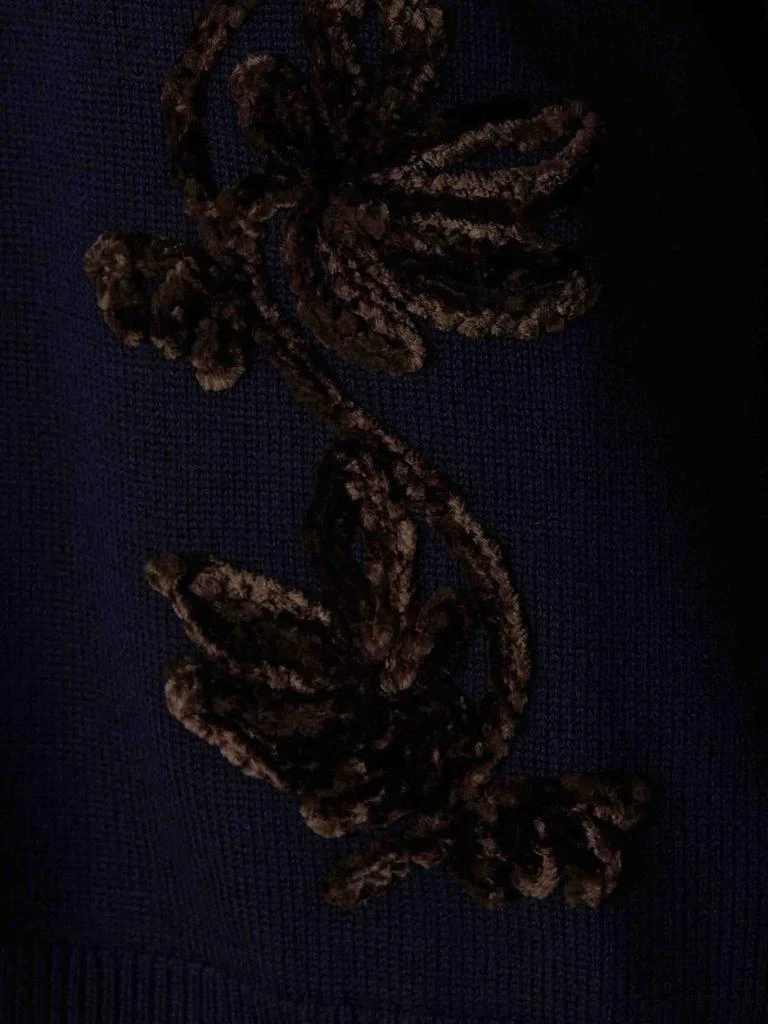 Jil Sander Jil Sander Floral Embroidered Jumper 4