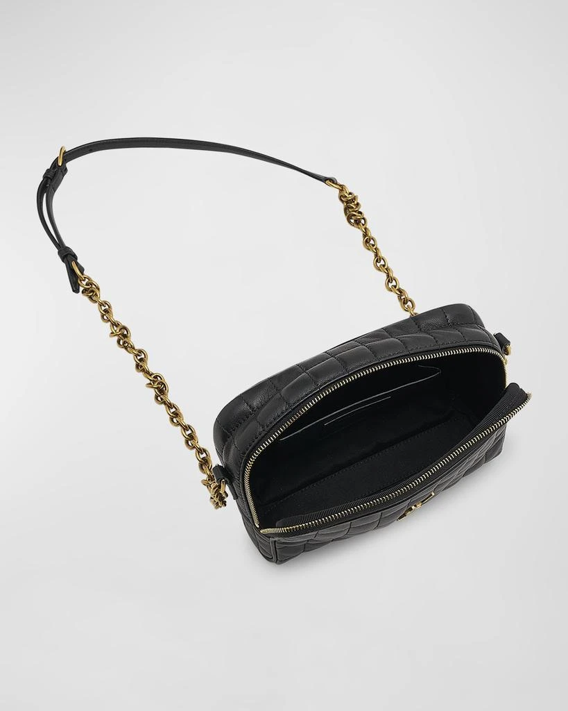 Yves Saint Laurent Cassandre Mini YSL Camera Bag in Quilted Smooth Leather 3