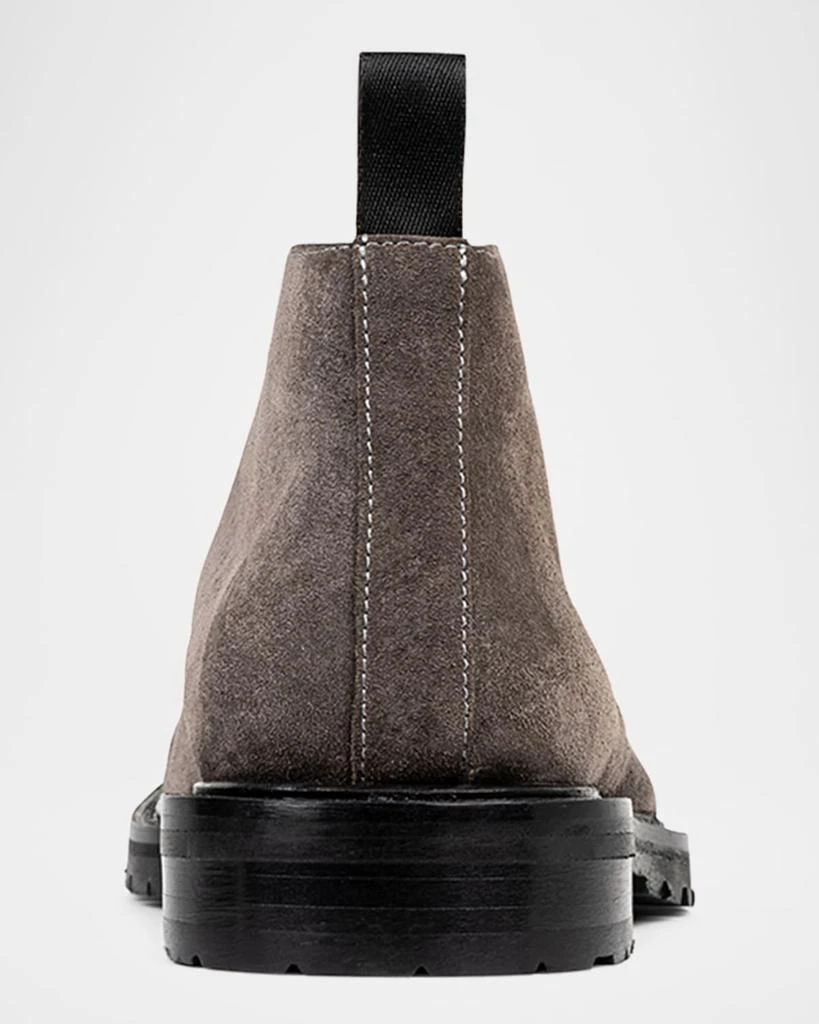 Donald Pliner Men's Suede Lug-Sole Chukka Boots 5