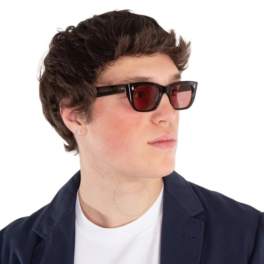 GARRETT LEIGHT WEBSTER SUN Bordeaux Cat Eye Sunglasses 2138 MSTO/BOR 49 3
