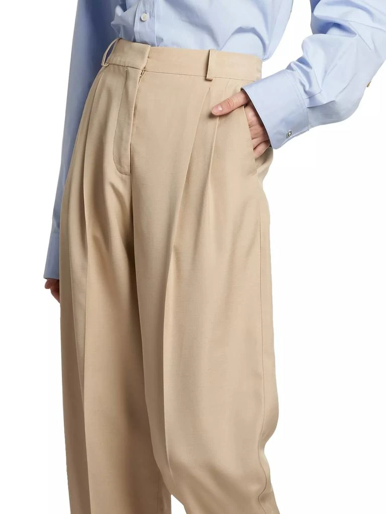Stella McCartney Iconic Pleated Cropped Pants 5