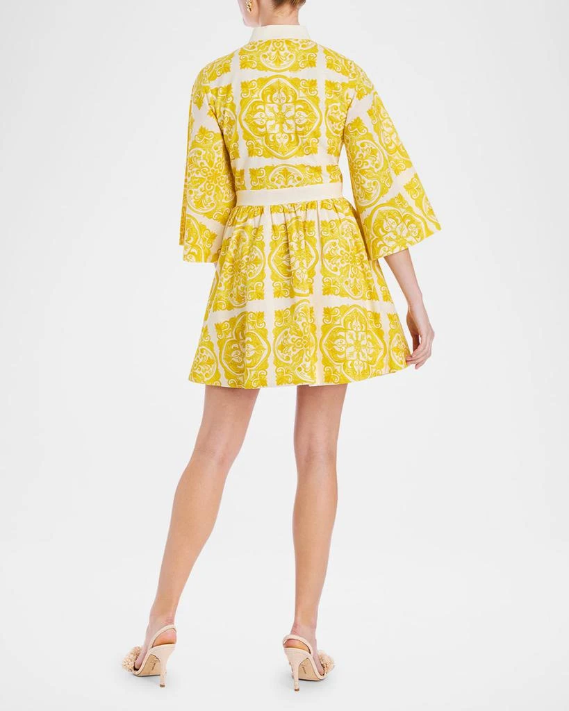 Mestiza New York Carmen Flare-Sleeve Bow Mini Dress 3
