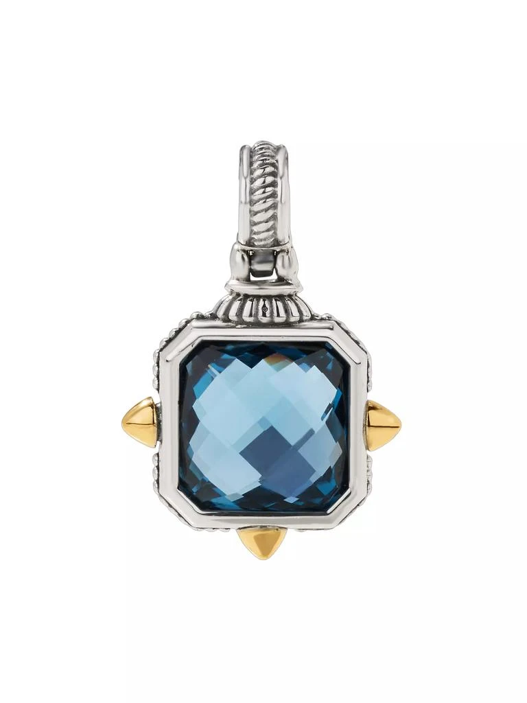 Konstantino Anthos S/G Blue Spinel Pendant 4