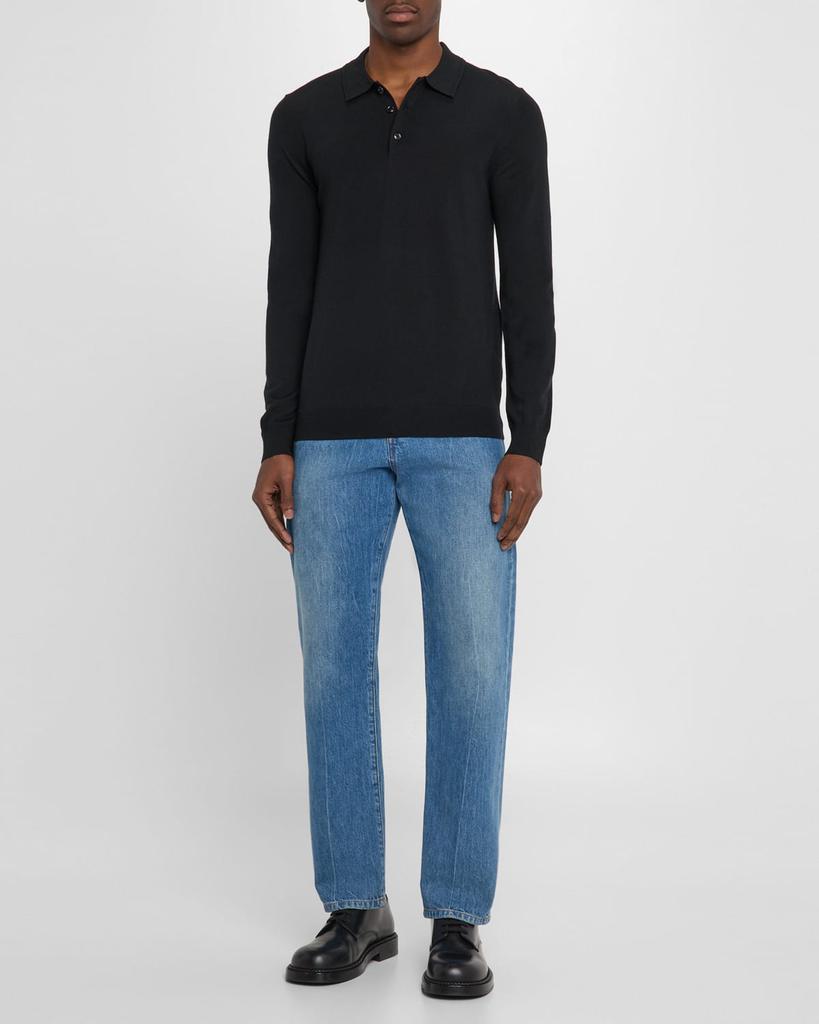 REISS Men's Trafford Polo Sweater