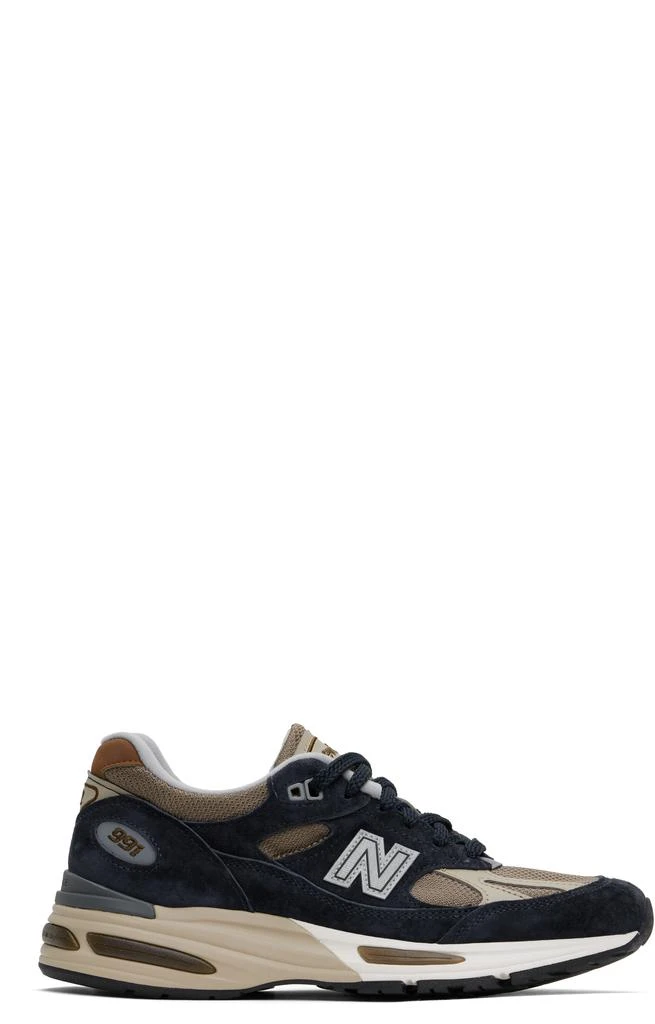 New Balance Black & Beige 'Made in UK' 991v2 Sneakers 1
