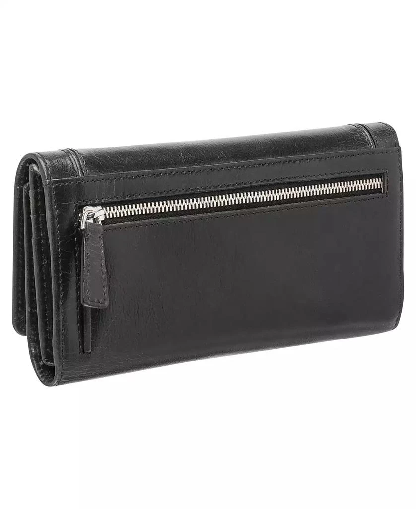 Mancini Leather Goods South Beach RFID Secure Trifold Wallet 3