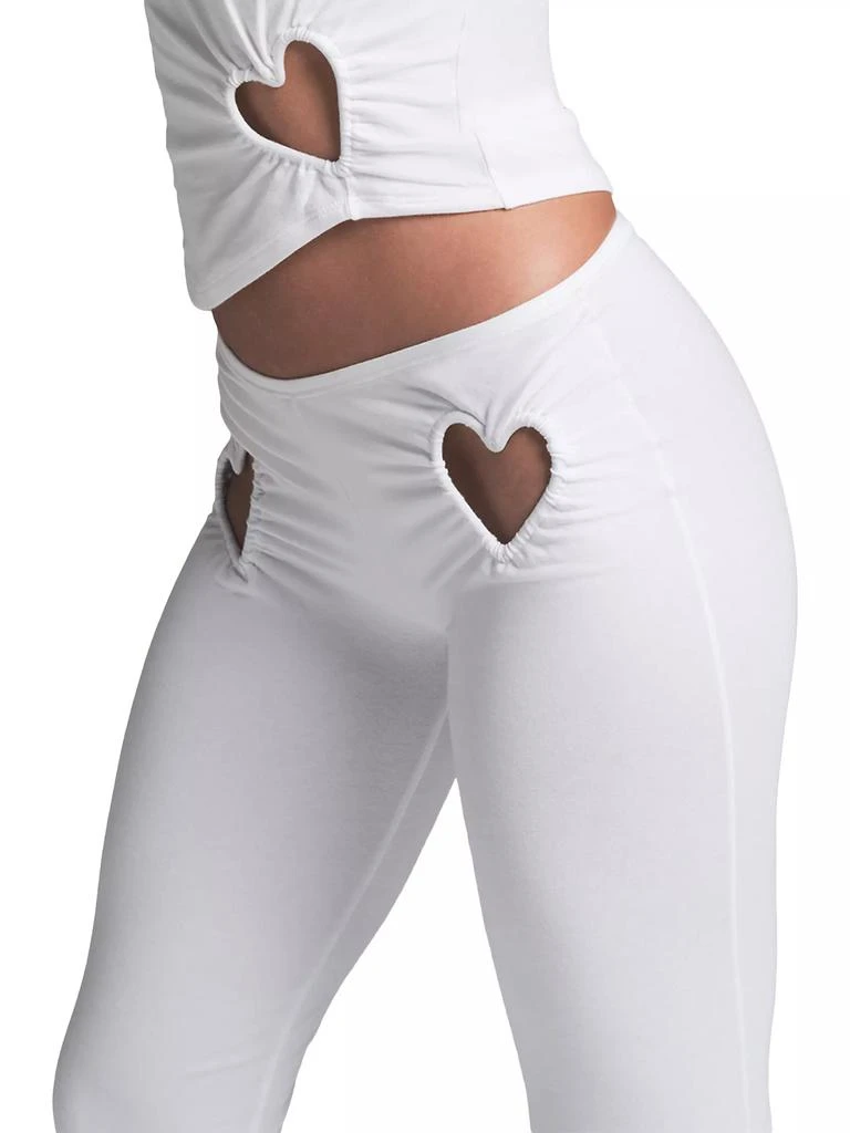 SKIMS Cotton Jersey Heart Leggings 4