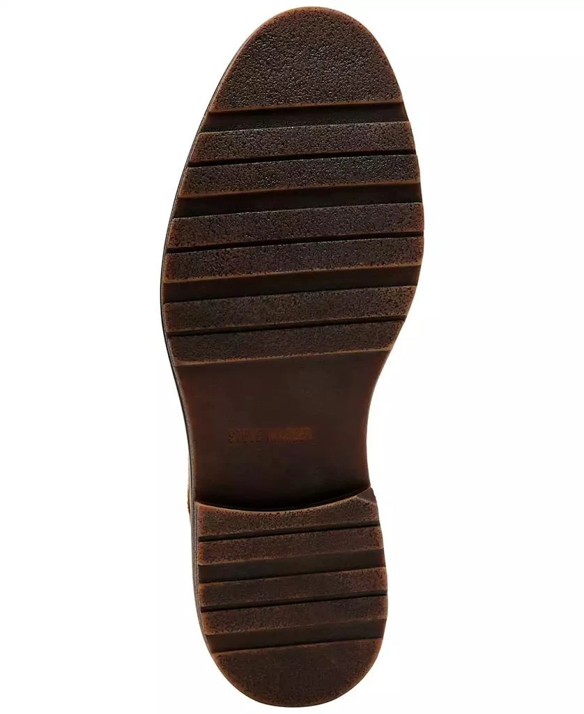 steve madden brown leather dress Steve Madden P-Krypto Mens Brown Leather Lace Up Casual Dress Boots main image 0