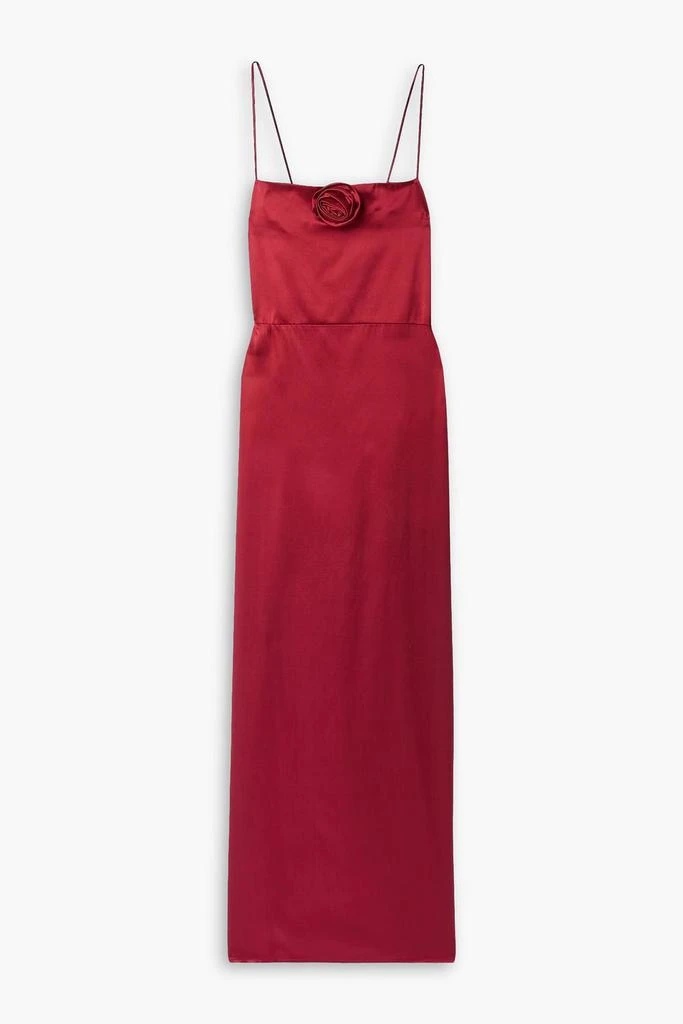 Reformation Frankie embellished silk-charmeuse maxi dress 1
