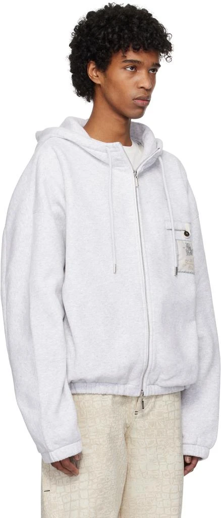 Jacquemus Gray 'The Torneo' Hoodie 2
