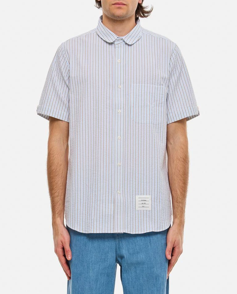 Thom Browne Round Collar Cotton Shirt 1