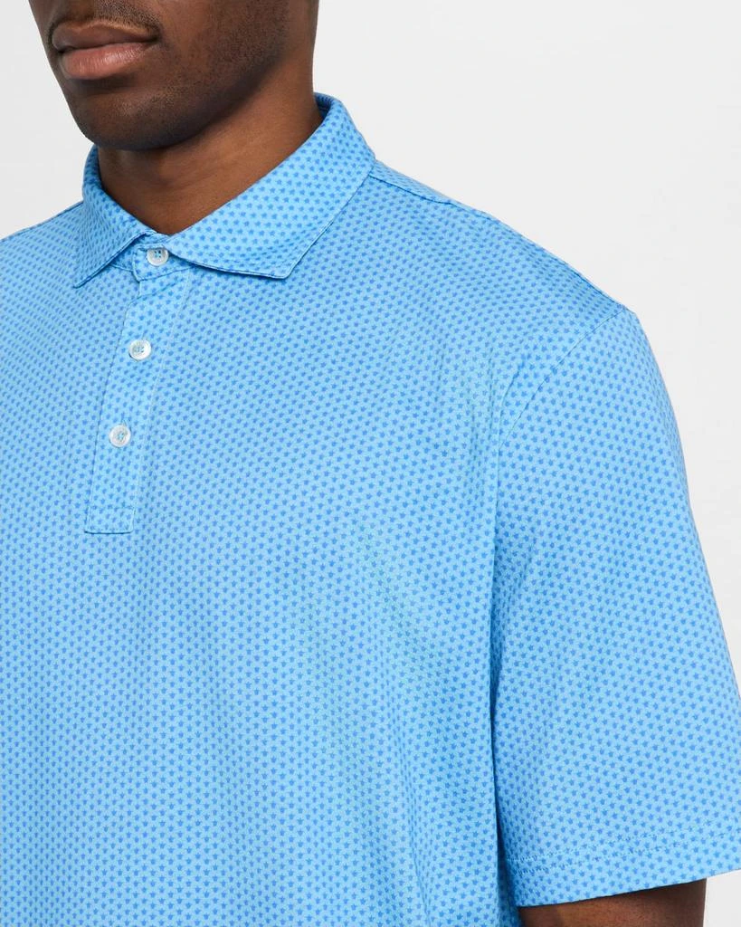 Peter Millar Men's Crown Comfort Turtle-Print Polo Shirt 5