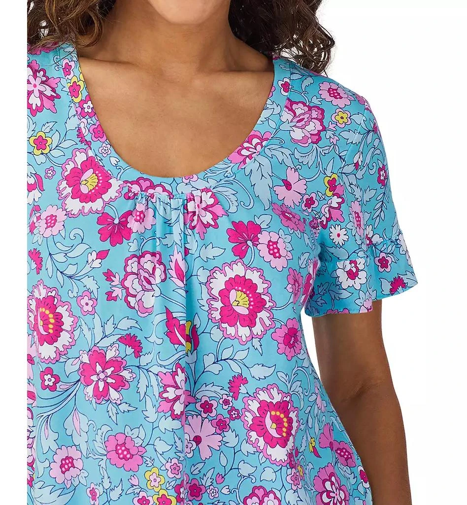 Cuddl Duds Women's Short-Sleeve Cropped Pajama Set 3