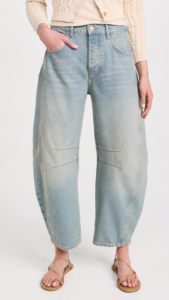 Free People Good Luck Barrel Leg Jeans