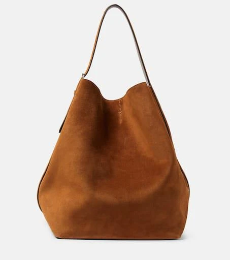 Totême Belted suede tote bag 1