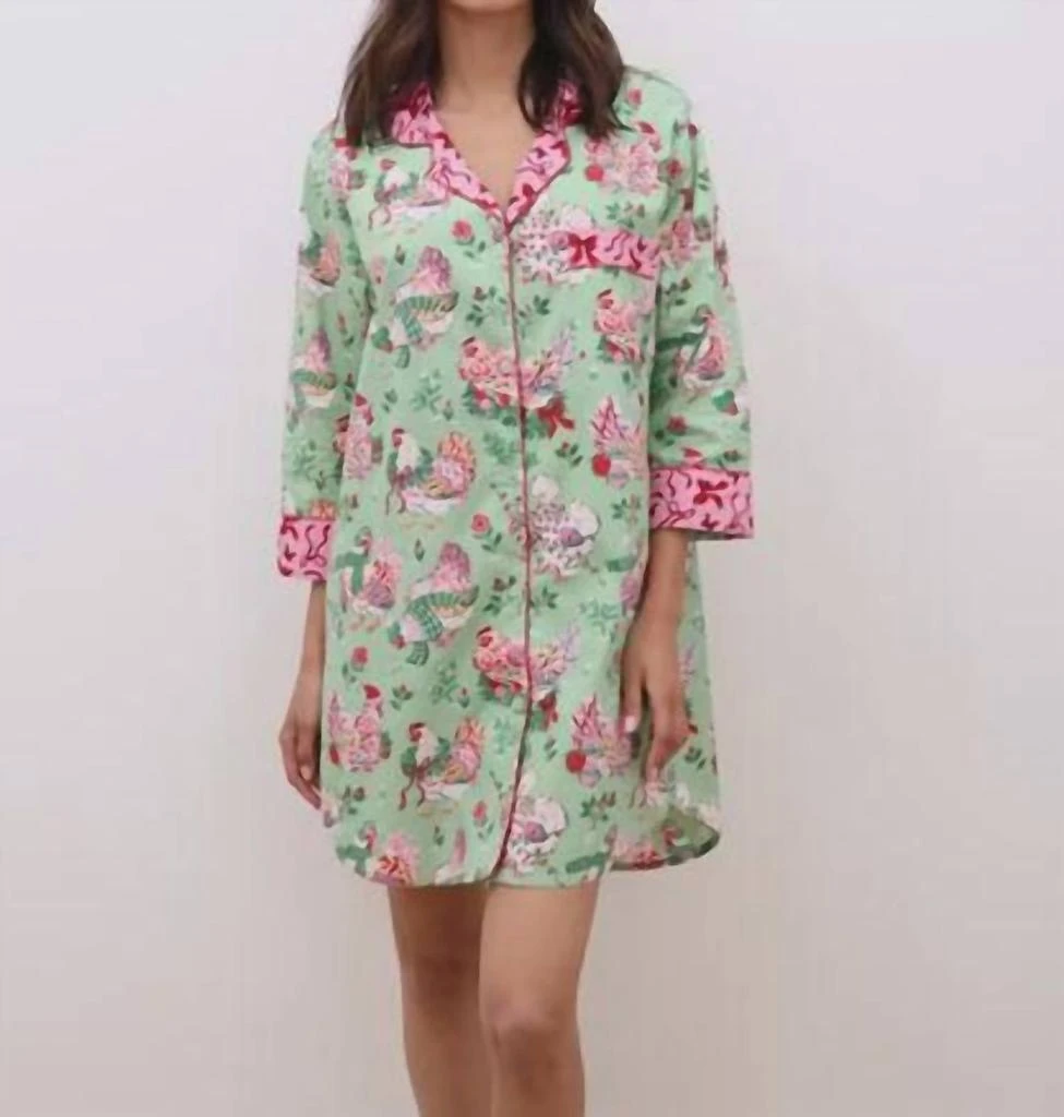 Printfresh Printfresh - Holiday Hens Sleep Shirt