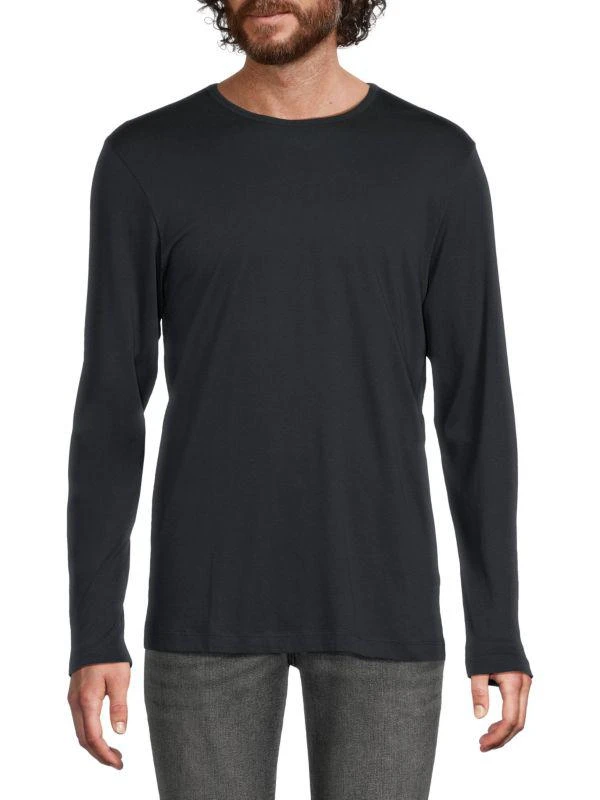 Theory Solid Long Sleeve Tee 1