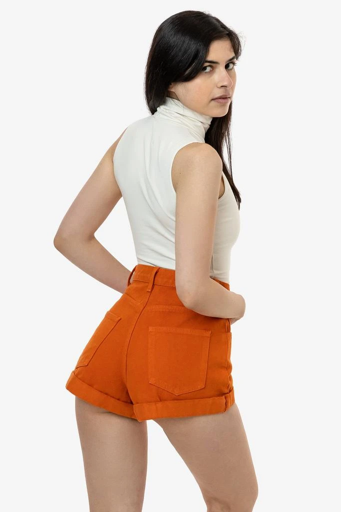 Los Angeles Apparel RBDW05GD - Bull Denim Garment Dye Cuff Short (New Colors) 6